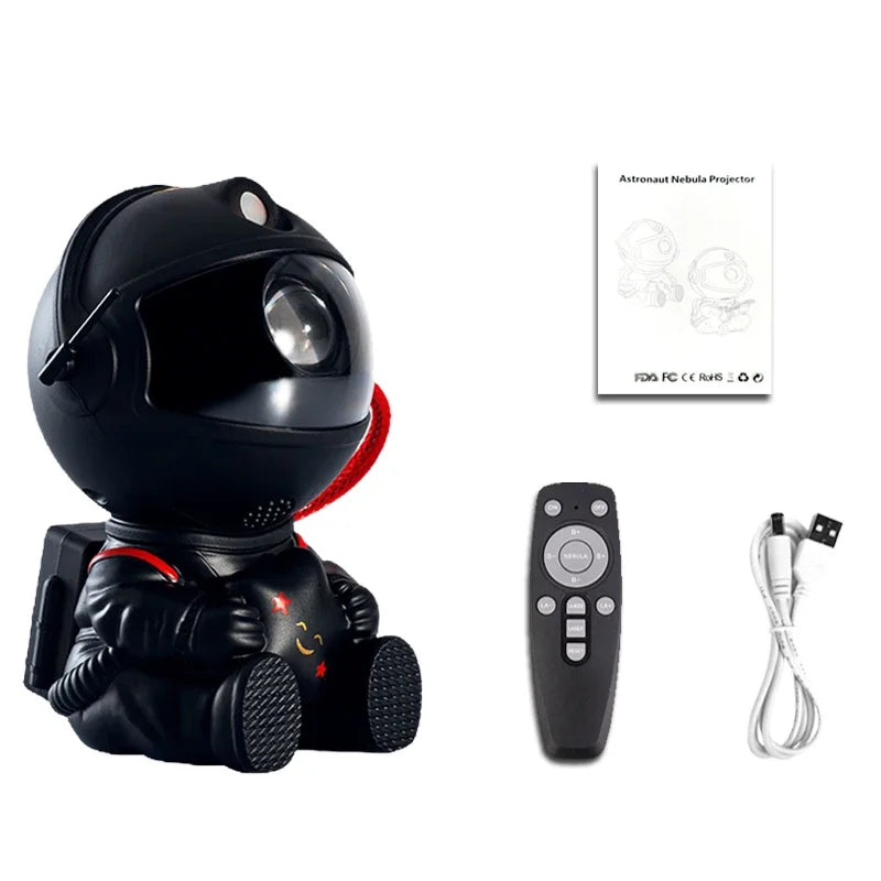 Galaxy Light Projector Gift Kids Adults Astronaut Night Light Bedroom Room Star Ceiling Decoration Night Lamp