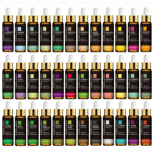 10ML Aromatic Diffuser Essential Oil Lavender Vanilla Myrrh Fragrance Oil for Soaps Candle Making Massage Humidifiers